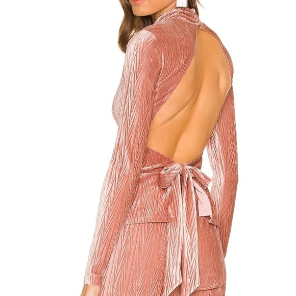 NWT Michael Costello x REVOLVE Piera Top in Mauve Size‎ Medium - Picture 3 of 10